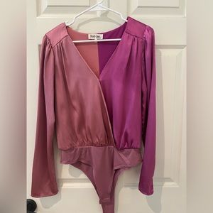 Peach love California pink body suit